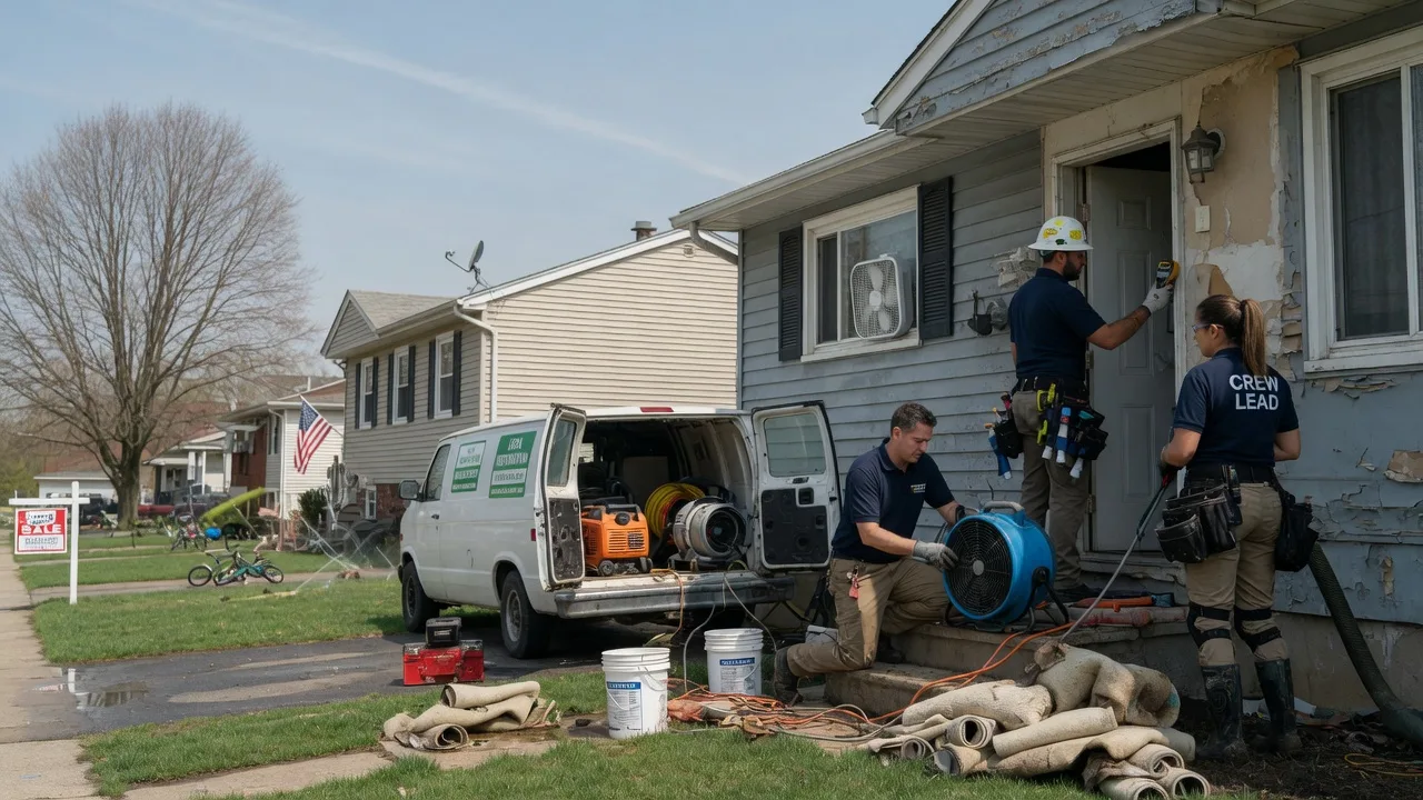 Flood Cleanup in Saint Marys City, MD near me